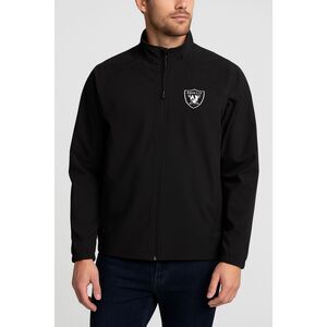 CLIQUE Las Vegas Raiders Jacket Men’s XL Black Full Zip Fleece Lined Pockets NFL